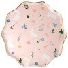 Pratos Coelhos e Flores